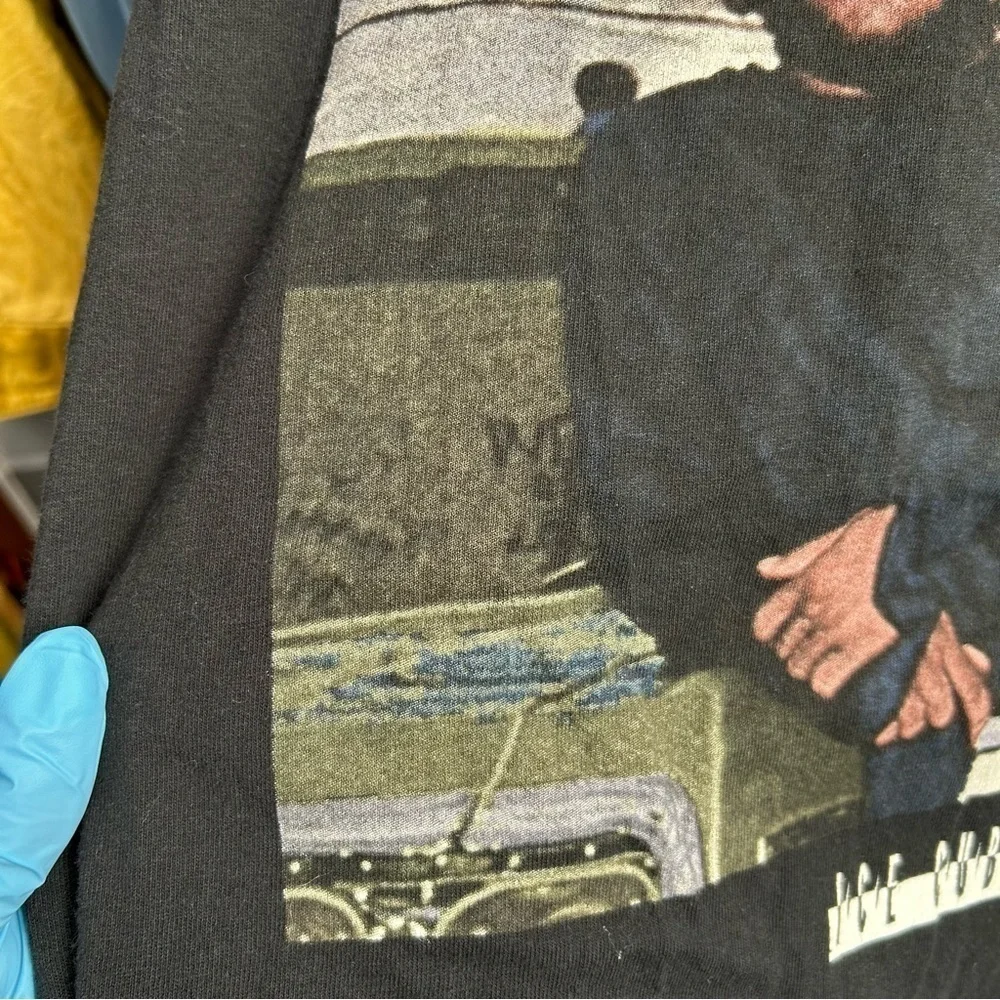 Ice Cube Black Graphic Rapper Tshirt Size Large - 